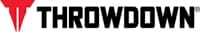 A black and white image of the word " pow ".