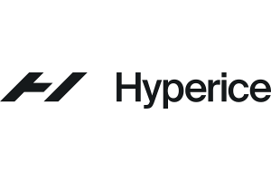 A black and white logo of hyperion