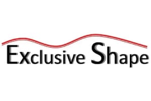 A logo of the exclusive shares company