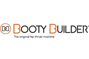 A logo of booty build