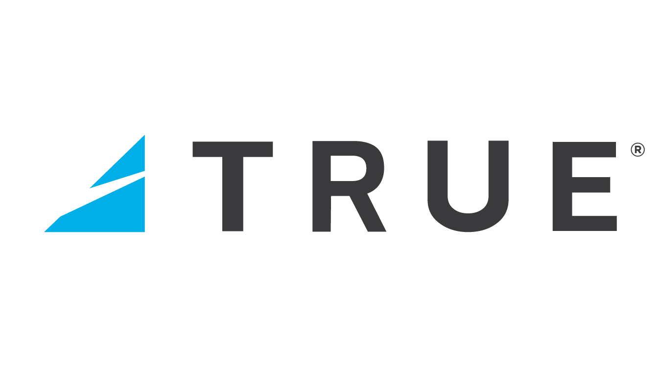 A black and white image of the word trutv.