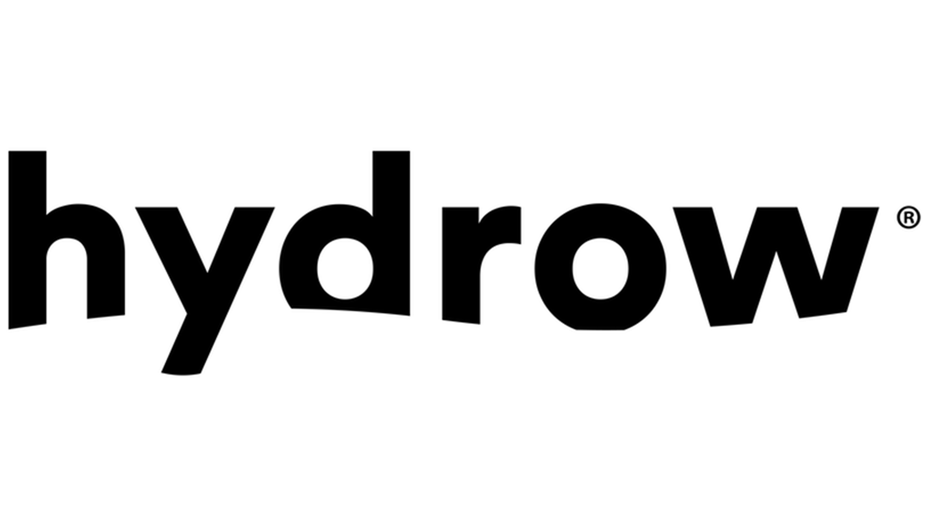 A black and white image of the word hydrows.