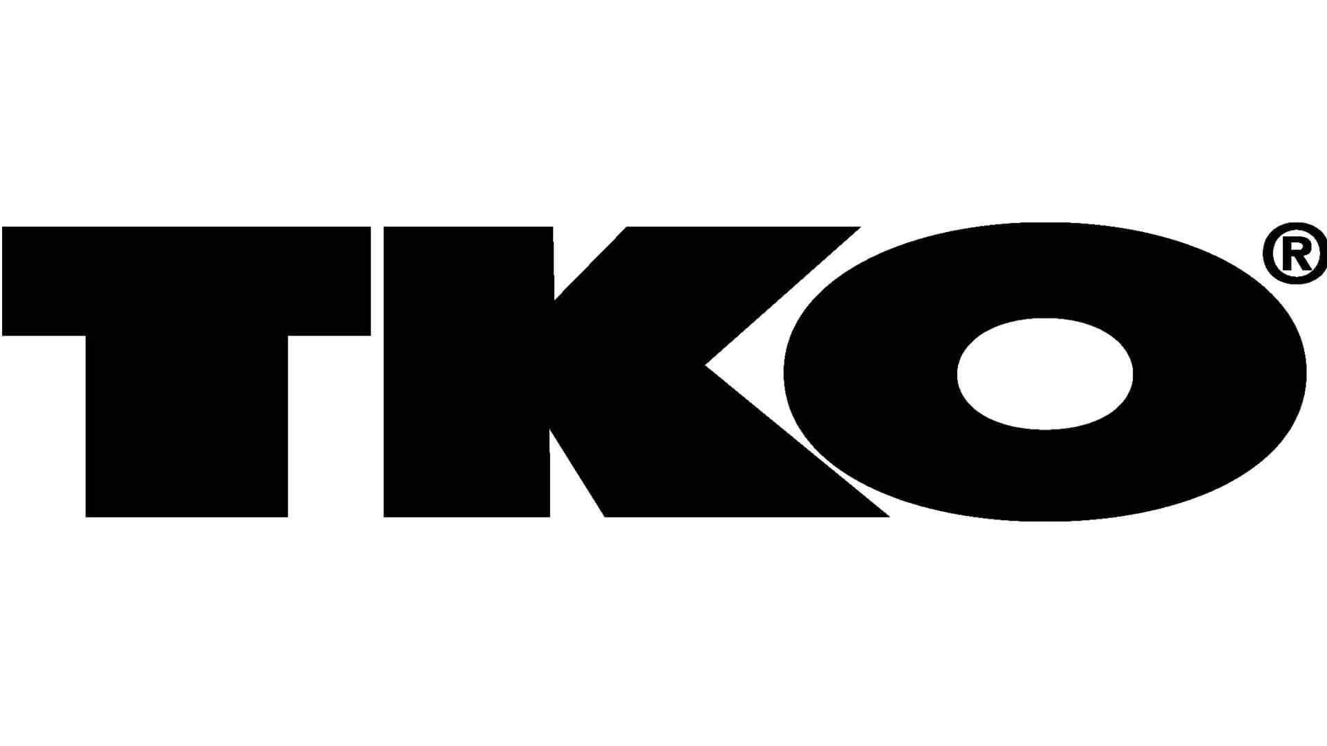 A black and white logo of the tkc company.