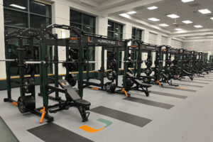 University of Miami weight room install by Fitnessmith